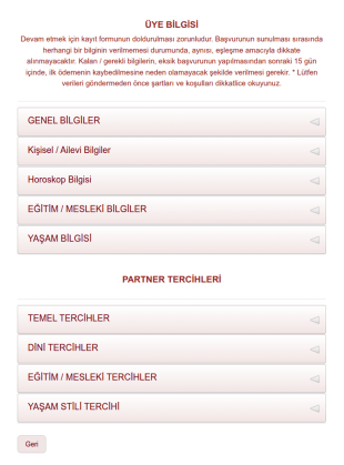 Evlilik Kayıt Form Şablonu