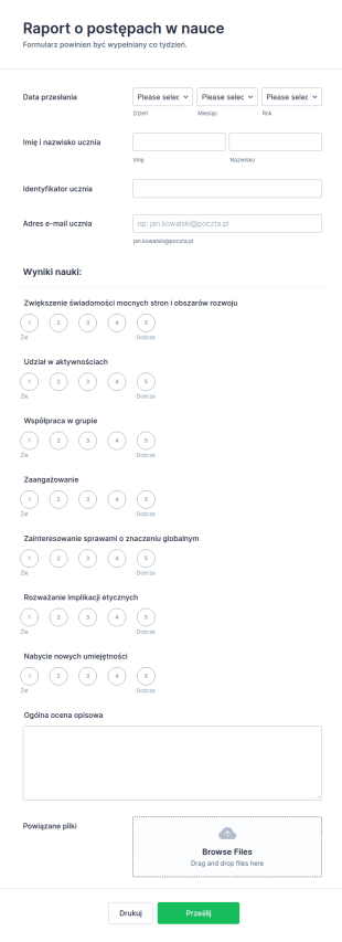 Ewaluacja Wyników Ucznia