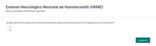 Examen Neurológico Neonatal De Hammersmith (HNNE) | Universidad