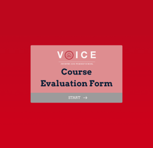 Exemple D'évaluation De Cours Form Template