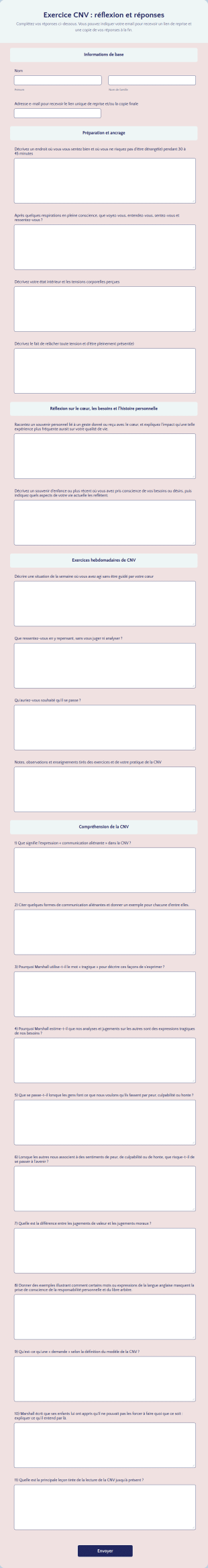 Exercice CNV : Réflexion Et Réponses