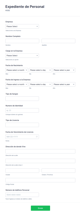 Expediente De Personal