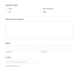 Expert Accelerator Contact Form Template