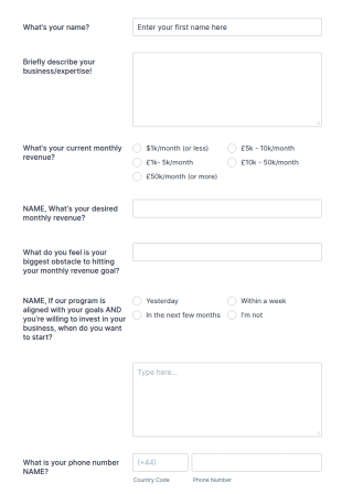 Expert Freedom Application Form Template