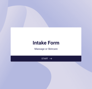 Facial Intake Form Template