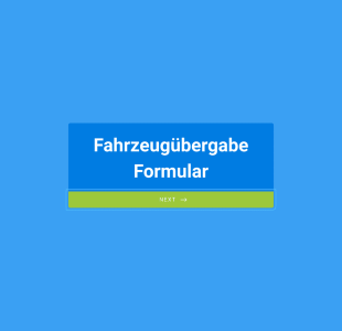Fahrzeugübergabe Formular Form Template