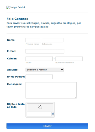 Fale Conosco E Commerce