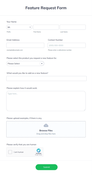 Software Change Request Form Template | Jotform