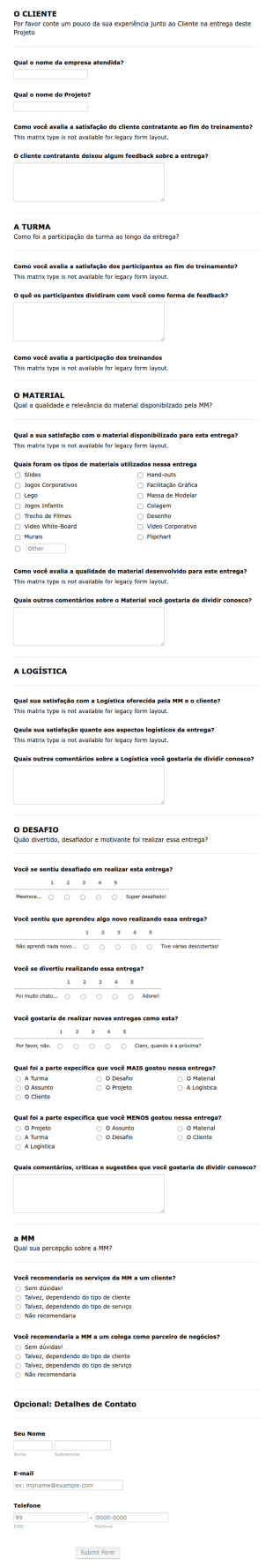 Feedback De Entrega Do Consultor