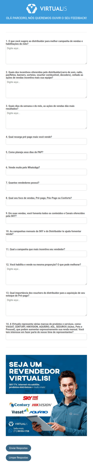 Feedback Distribuidora Virtualis