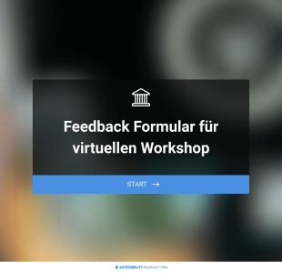 Feedback Formular Für Virtuellen Workshop Form Template
