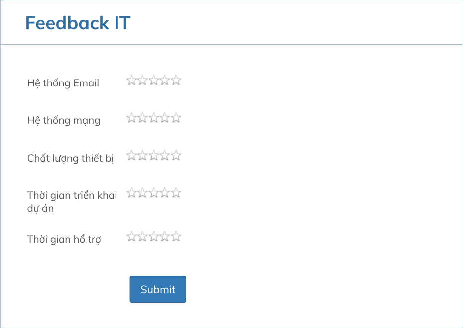 Feedback IT Form Template | Jotform
