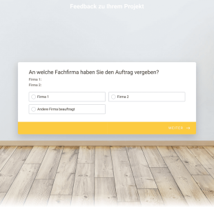Feedback Zu Ihrem Projekt Form Template