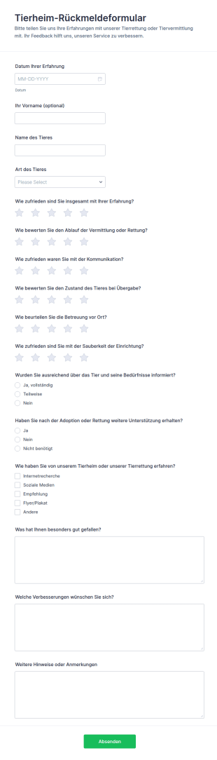 Feedback Zur Tierrettung