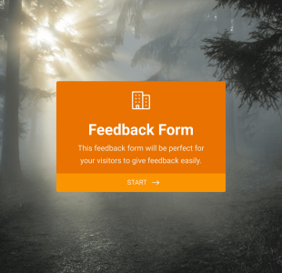 Feedbackformulier Form Template