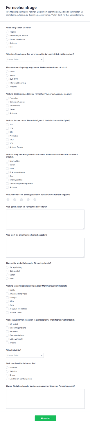 Fernsehbefragung