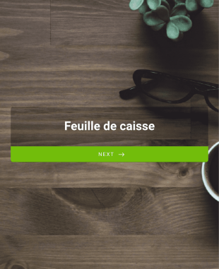 Feuille De Comptage De Caisse
