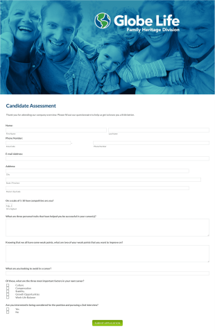 FHD Agency Overview Assessment Form Template