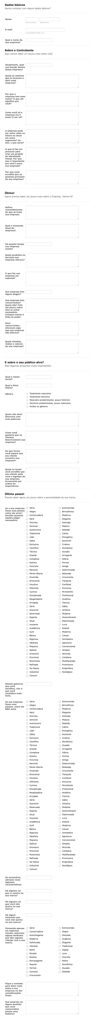 Ficha Cadastral Para Prestador De Serviço