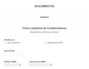 Ficha Cadastral RH Online CEPP