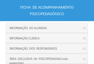 Ficha De Atendimento Psicopedagógico Cpm