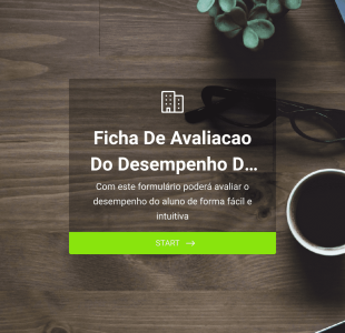 Ficha De Avaliação De Aluno Form Template