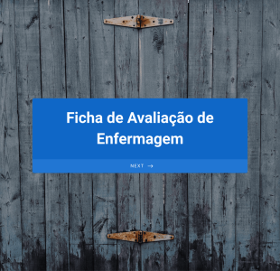 Ficha De Avaliação De Enfermagem Form Template