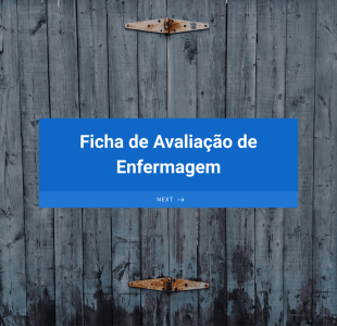 Ficha De Avaliação De Enfermagem