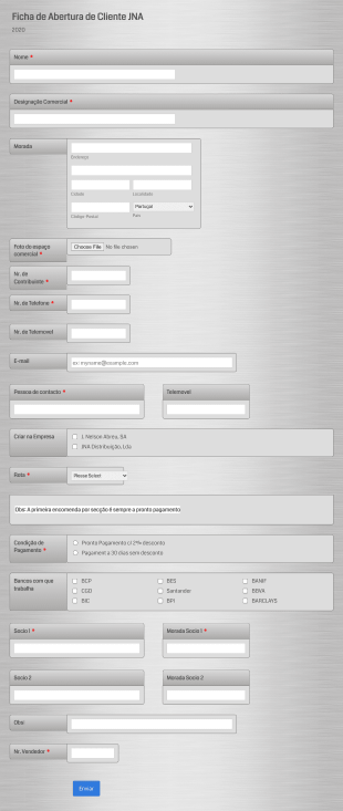 Ficha De Cliente 2020