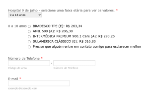 Ficha De Orçamento Para Convênio Médico
