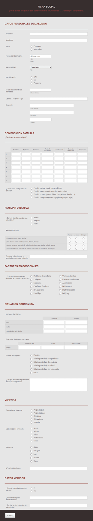 Ficha Social