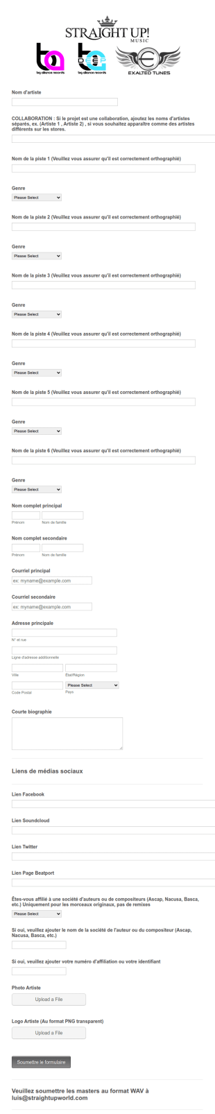 Fiche De Données Personnelles