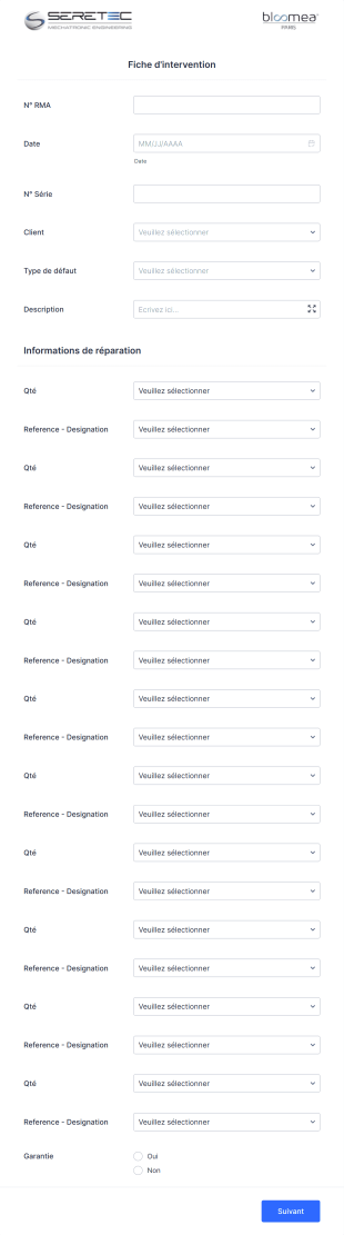 Fiche D'intervention