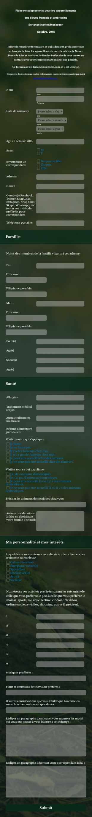 Fiche Technique Appareils/produits