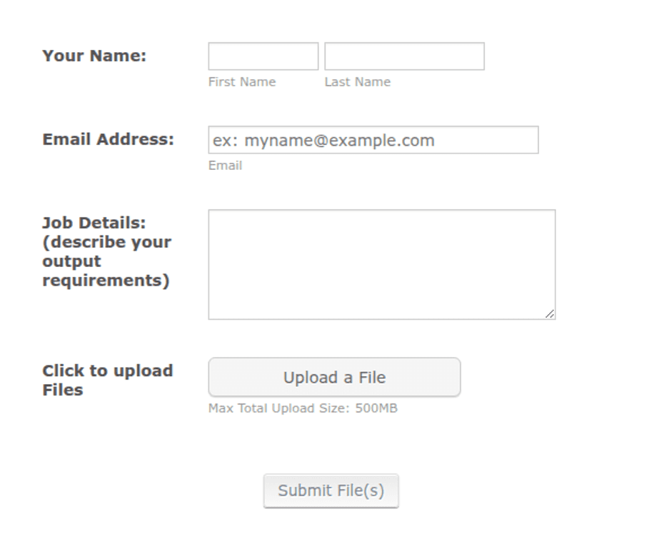 Custom Filetypes Upload Form Template | Jotform