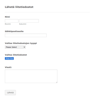 Filepicker Io Lomake