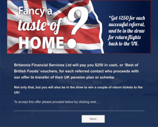Financial Services Referral Campaign Form Template