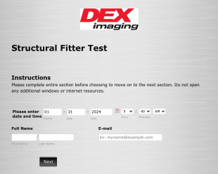 Fitter Written Test Form Template
