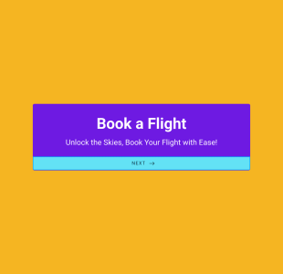 Flight Booking Form Template