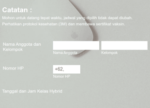 Form Booking Studio Periklanan