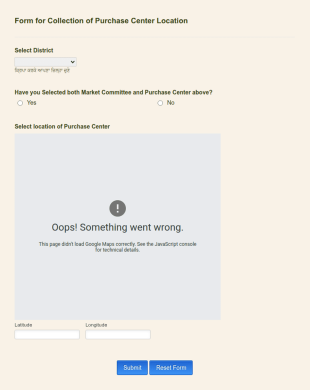 Form For Collection Of Purchase Center Location Form Template