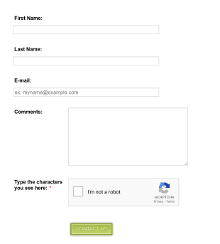 Form Generator Contact Form Template