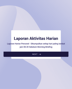 Form Laporan Aktivitas Harian