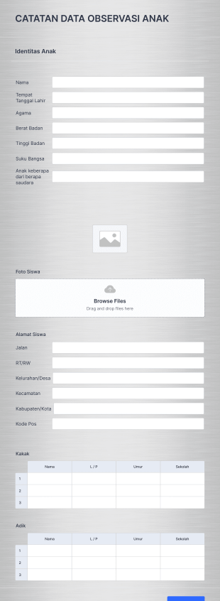 Form Observasi Siswa