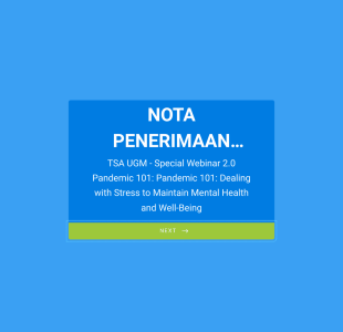 Form Tanda Pembayaran TSA UGM