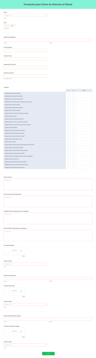 Formación Para Centro De Atención Al Cliente