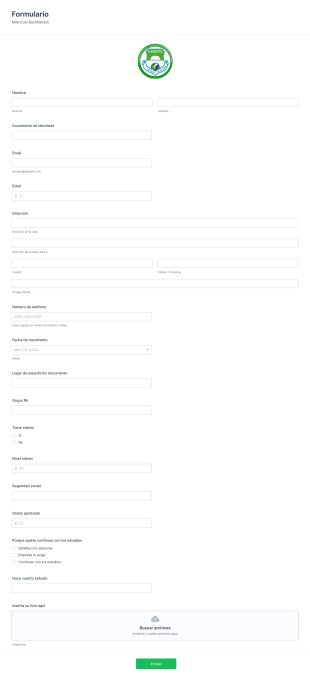 Formato De Matriculs