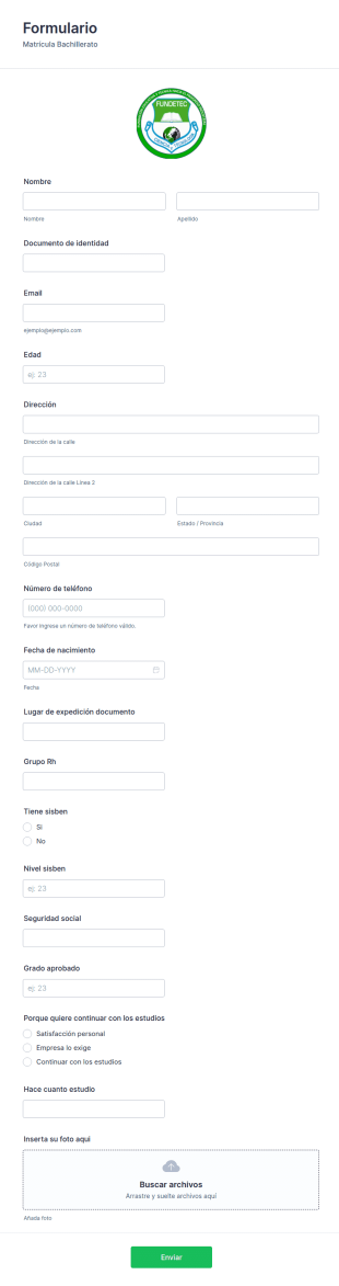 Formato De Matriculs