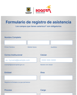 Formato De Registro De Asistencia