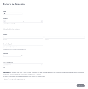 Formato De Suplencia